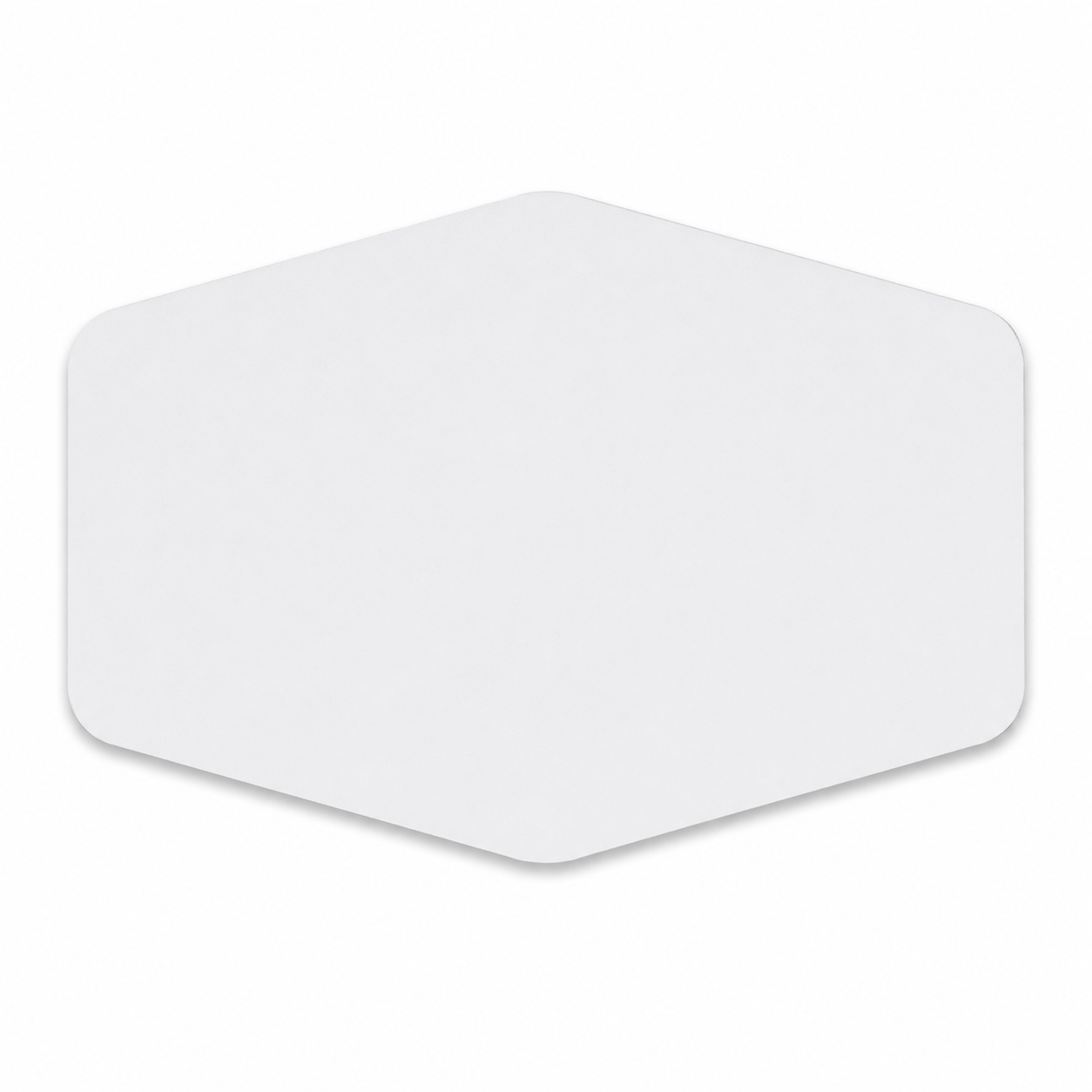 2.223"X3 HEXAGON UV TPU PATCH
